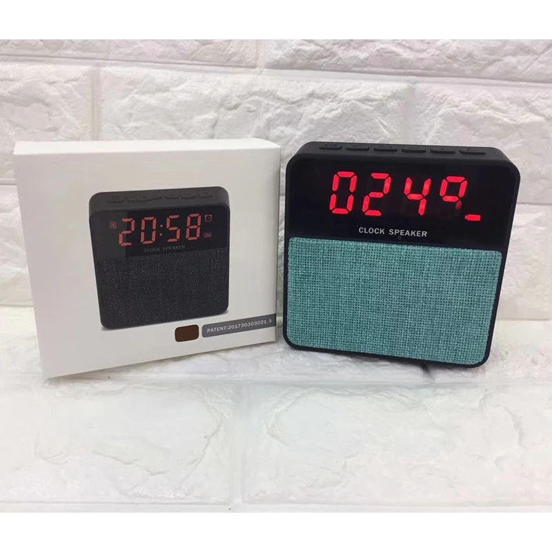 Clock Fabric Bluetooth Speaker NSP-0090