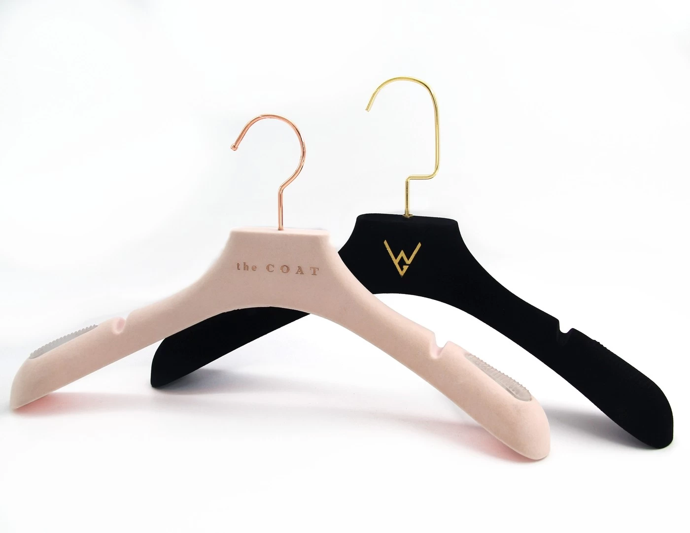 Custom clothes hangers for fashion brands