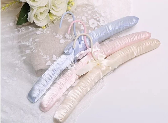 Wholesale Colored Satin Clothes Hanger Padded Kids Coat Satin Hangers for  Wedding Dress - China Baby Clothes Hanger and Baby Hanger price