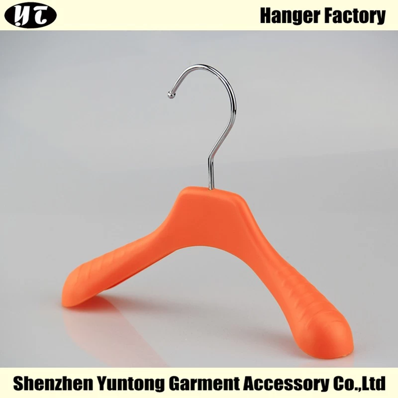 China KTP-001 different plastic coat hanger for baby top hanger for cloth shop manufacturer