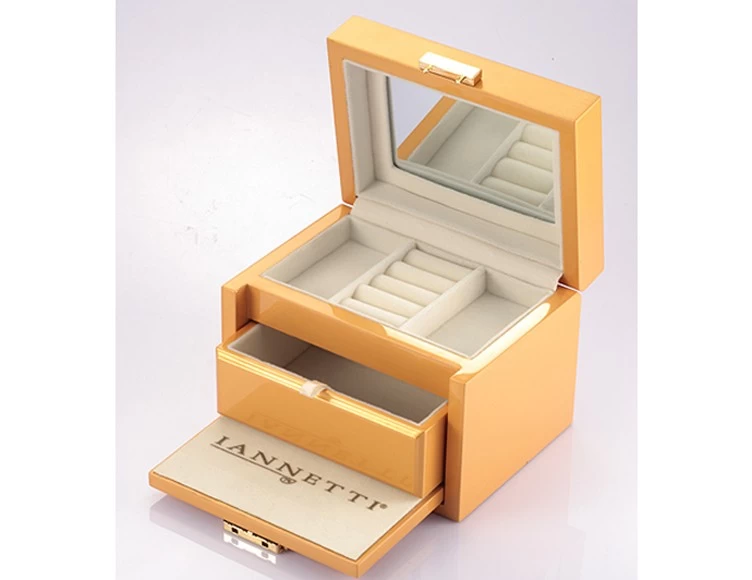 Jewelry Box, boîte d'emballage en bois, Bijoux Affichage Box