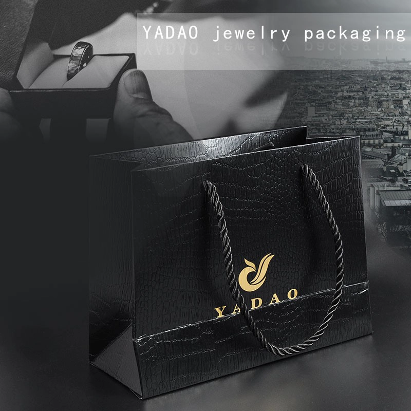 Yadao Fashion Custom Crocodile Pattern Paper Bag 