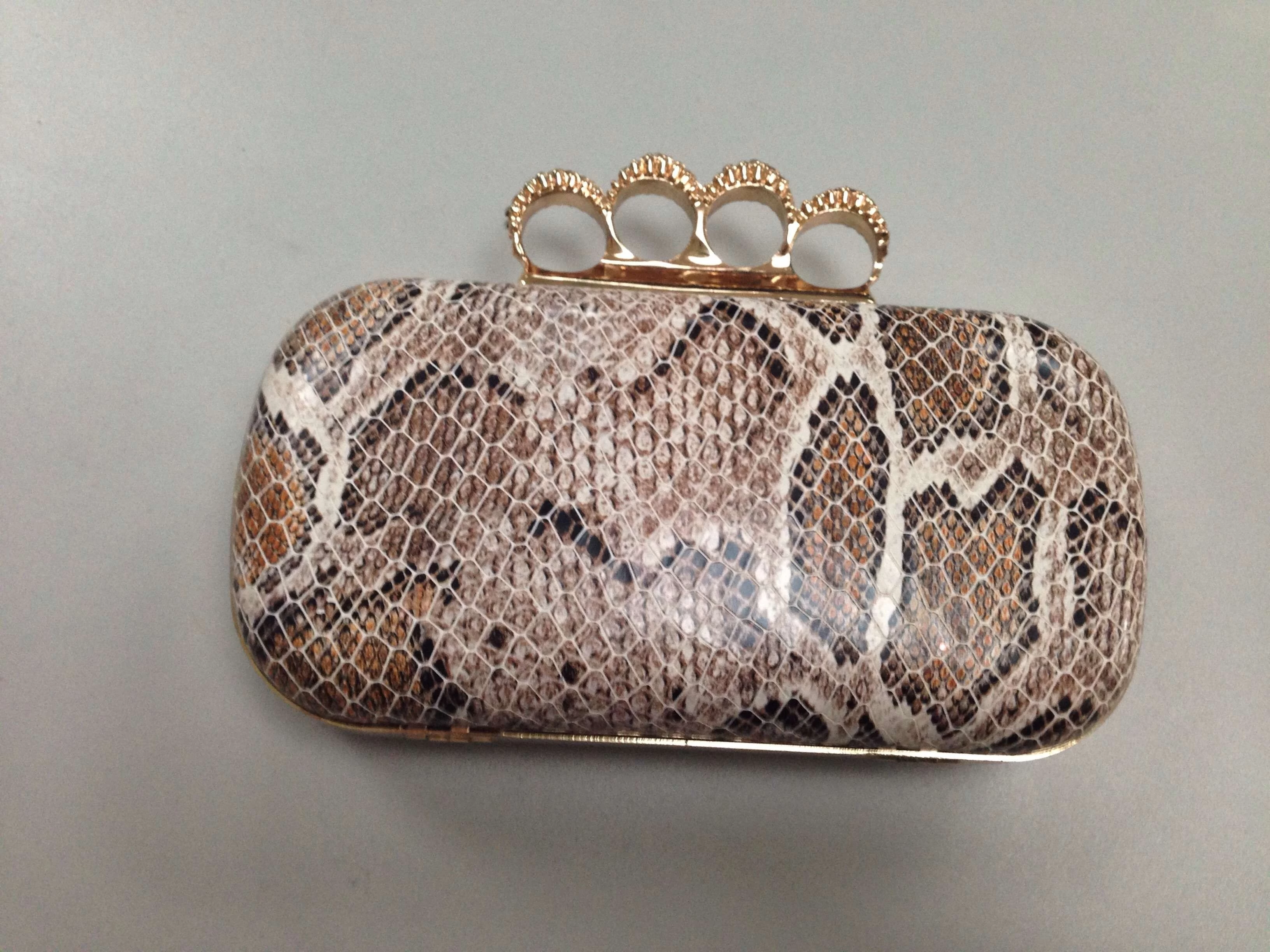 2014 fashion ladies diamond party bag skull leopard cheap funky clutch evening bags