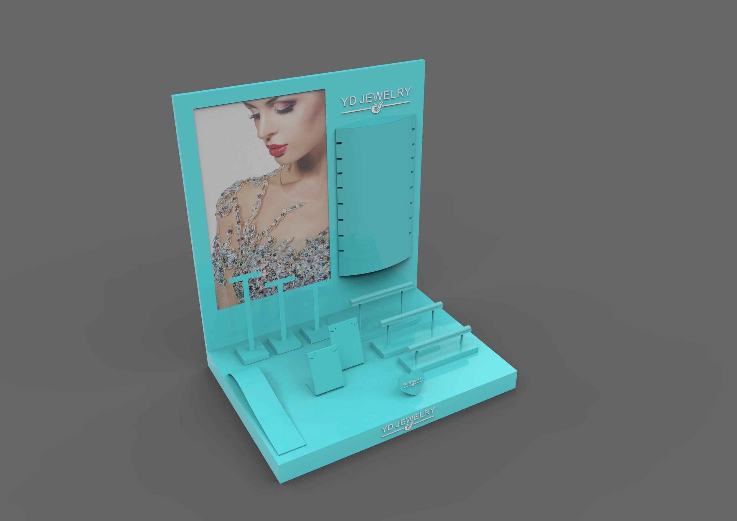 2015 Newest design jewelry display stand set made in China