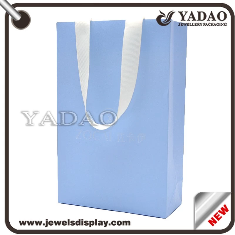 2015 new design paper bag,gift bag ,shopping bag , with handle ,in machine price
