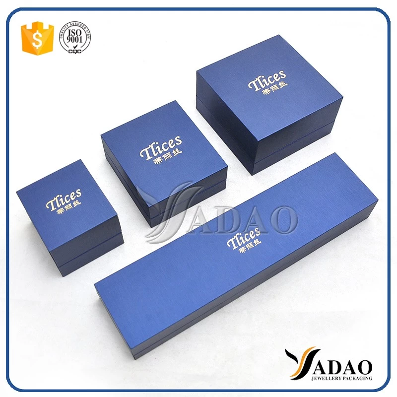 high-end good quality wholesale coustom thick mold plastic ring/earring/pendent/bracelet/sets box
