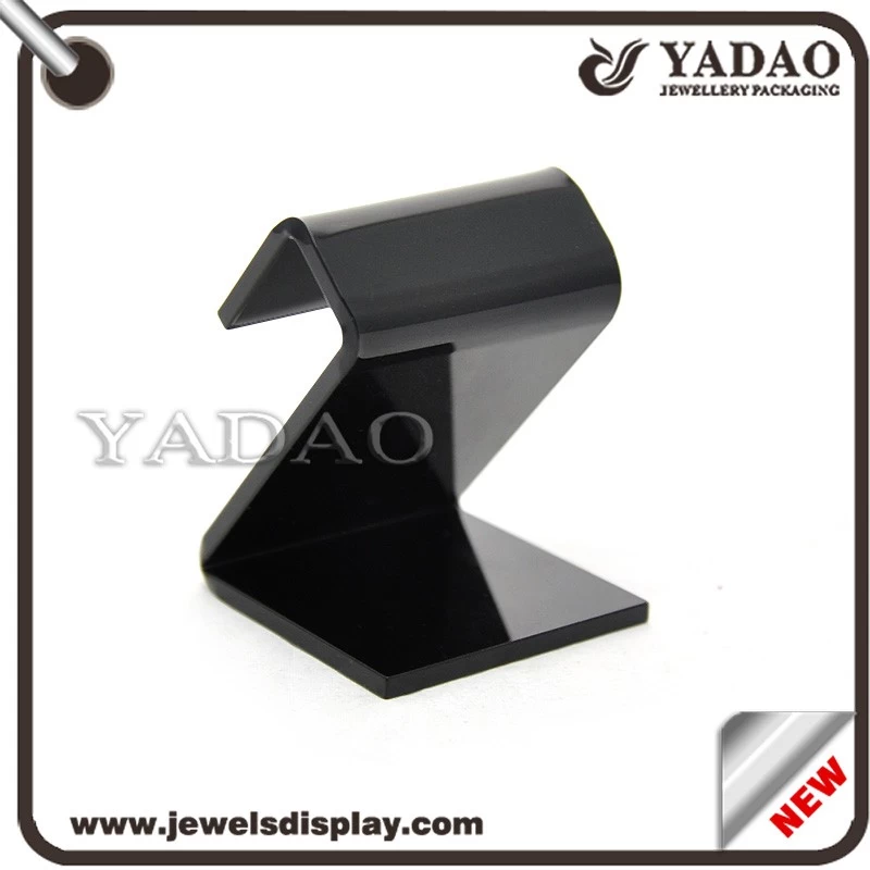 Black acrylic earring display stand made in China