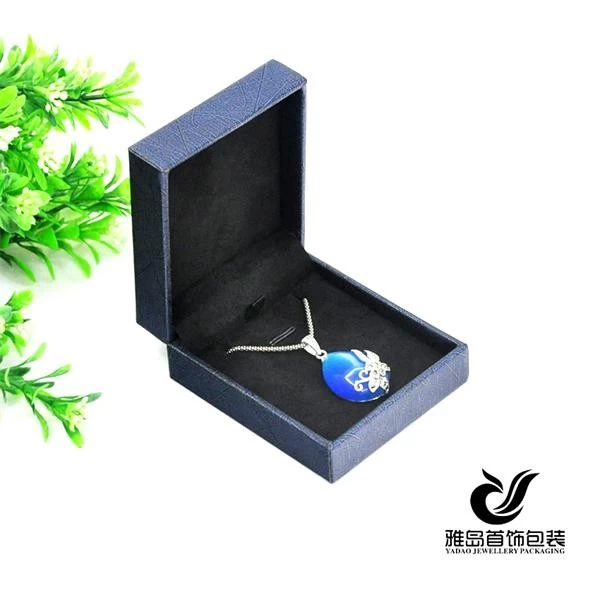 Blue plastic jewelry box set for jewelry package made in China