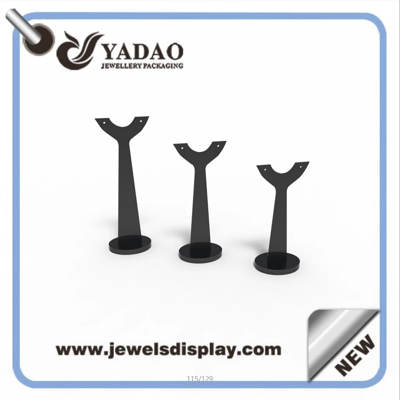 China factory of Luxury custom acrylic jewelry displays for shop counter and cabinet showcase and exhibitor earring display tree with custom sample and logo offered