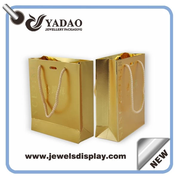 China manufacturer craft paper bags wholesale paper gift box recyclable jewelry packing bag