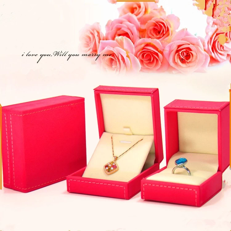 China supplier luxury custom plastic jewelry box jewelry packaging box from manufacturer