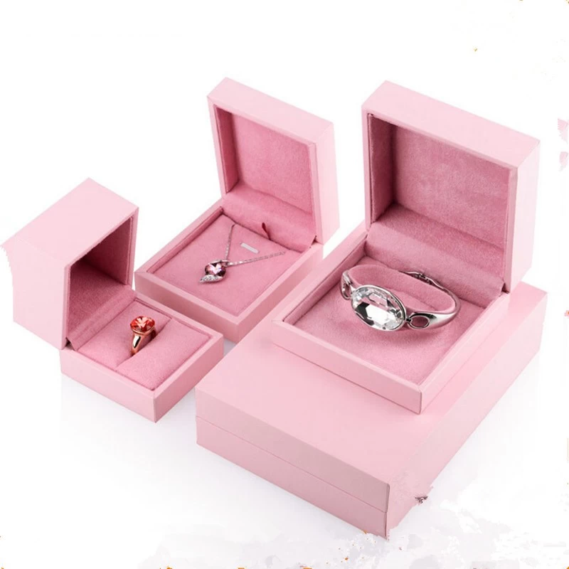 China supplier luxury custom plastic jewelry box jewelry packaging box from manufacturer