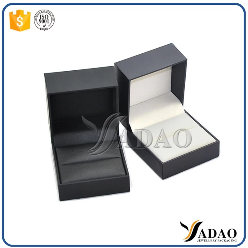 China supplier sales custom paper jewelry box , jewelry box New arrival wholesale wedding ring box with led light PU jewelry boxes