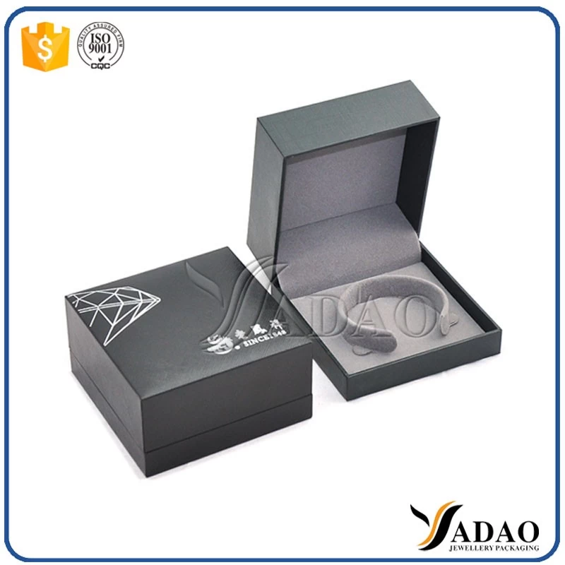 China supplier sales custom paper jewelry box , jewelry box New arrival wholesale wedding ring box with led light PU jewelry boxes