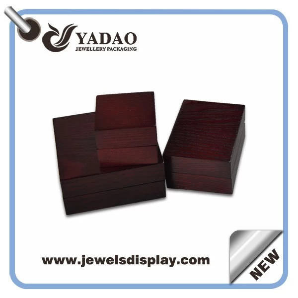 Chinese factory of  High quality Luxury wooden jewelry boxes and cases for rings ,necklace and bracelets for jewelry shop counter and window gift and party favors