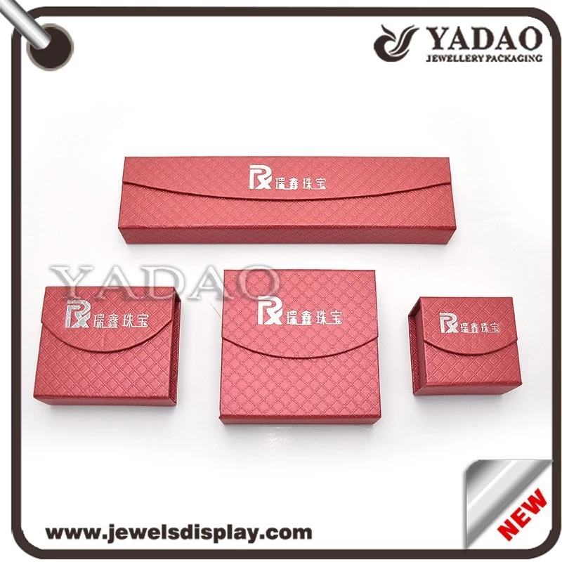 Chinese special designed lib lining surface red paper boxes