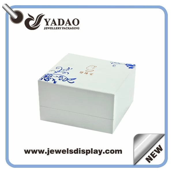Chinese style blue and white porcelain Luxury Boxes For bangle Jewelry ,plastic bracelets chests  ,bangles packing cases for jewelry shop party favors Manufacturer Wholesale