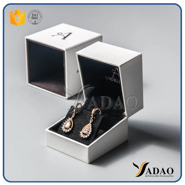 Chinese wholesale customized designed jewelry package ring pendant necklace watch coin USB gift box with free logo printing