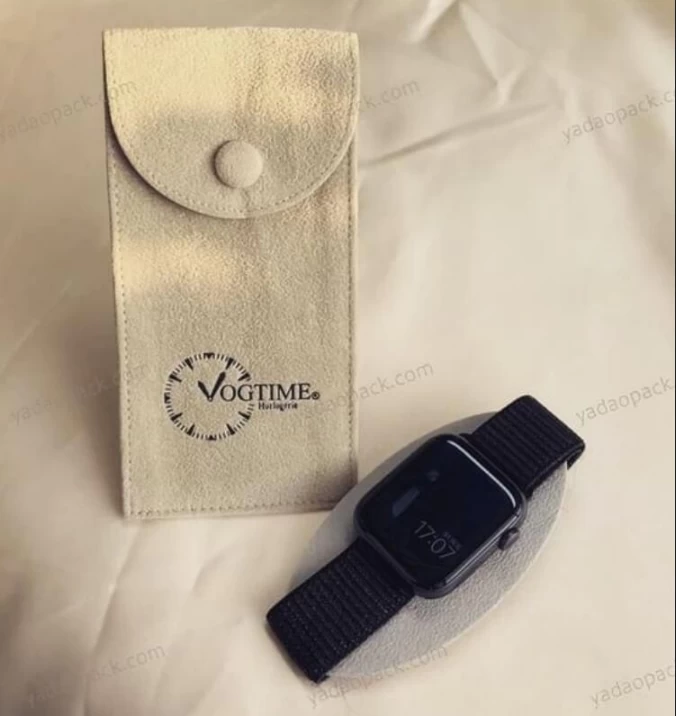 Custom Logo Luxury watch pouch with pad