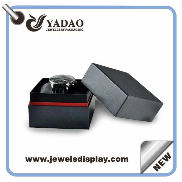 Custom logo printed paper watch gift boxes, paper bracelets cases , paper chests for watch and bracelets paking and party favors