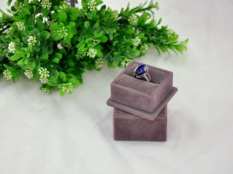 Cute velvet wedding ring holder box,jewelry box ring holders,fancy tissue box holder