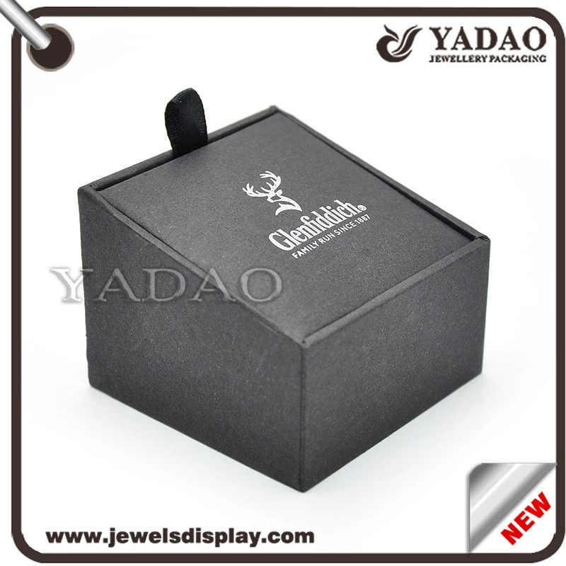 European fashion trend design cufflinks boxes for Jewelry display and packing fashion case