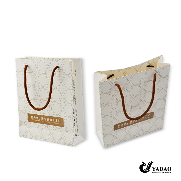 Fashion Jewelry Jewllery Bag Foldable Cheap Paper Shopping Bag Recyclable Paper Bag Gift Packaging Bags