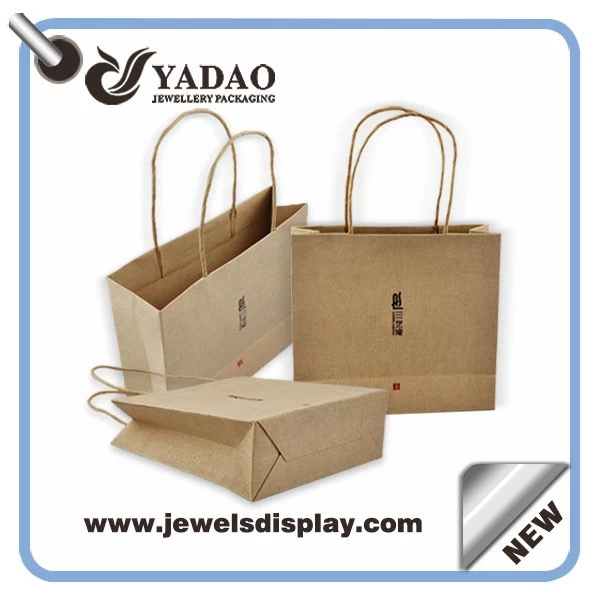 Fashion good quality paper jewelry bag for go shopping on the jewelry store is 2015 hot selling