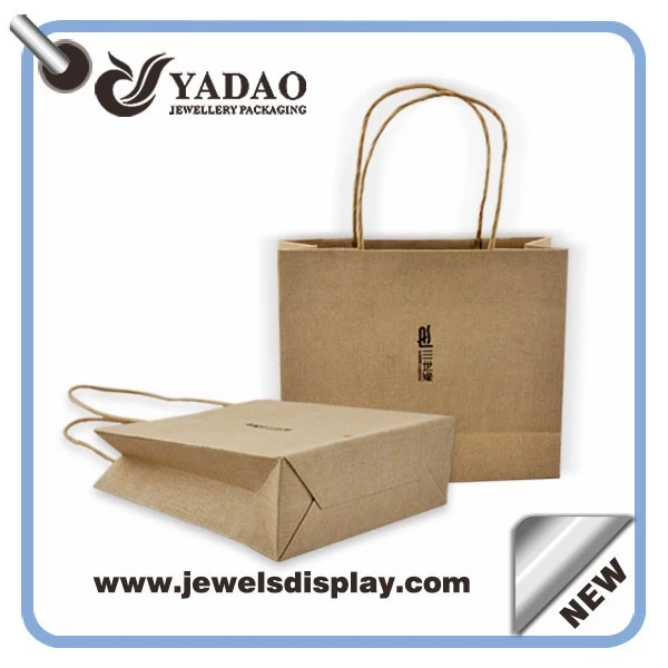 Fashion good quality paper jewelry bag for go shopping on the jewelry store is 2015 hot selling