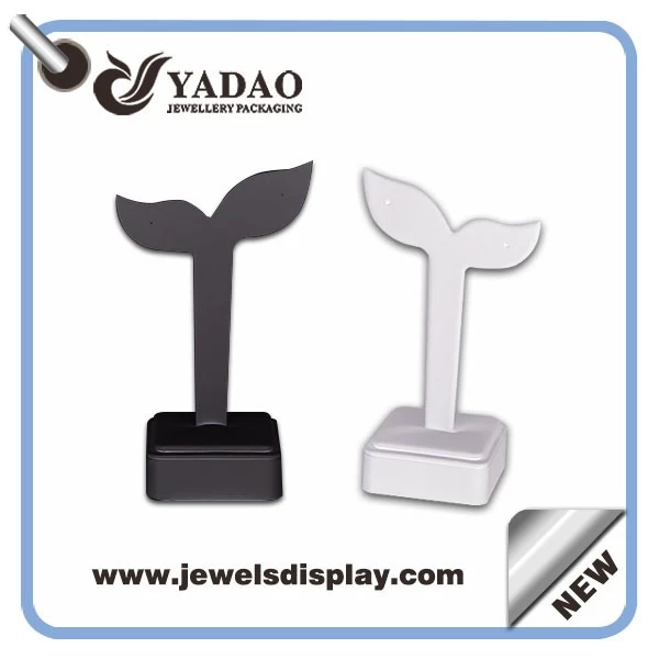 Fashion leather earring display stand for jewelry display store made in China