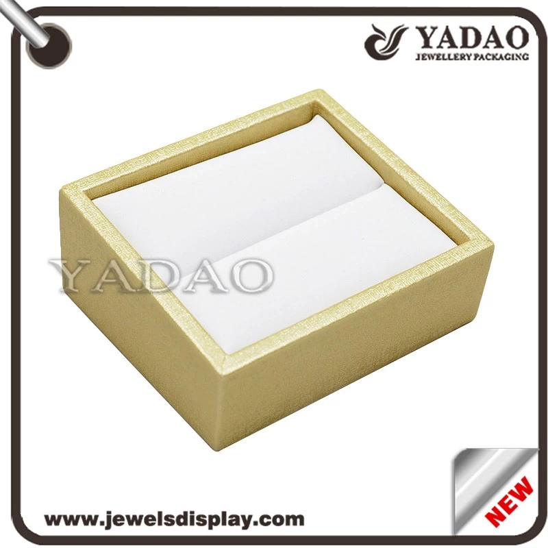 Fashion leather jewelry box tray for ring bangle etc. made in China