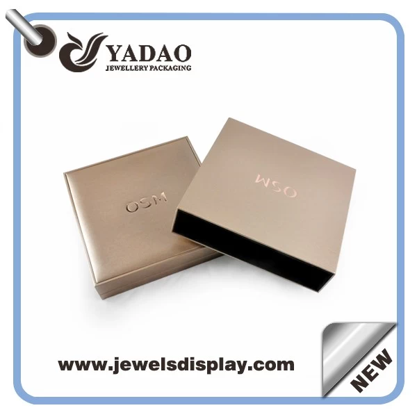 Fashion luxury wholesale jewelry box packaging sets , clear jewelry box packaging, jewelry gift packaging box for ring, necklace