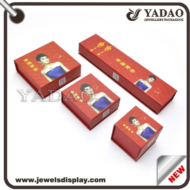 Fashion paper packaging jewelry boxes for women