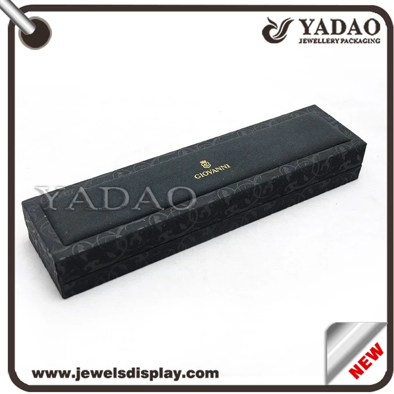 Good quality gray velvet jewelry box for ring pendant necklace etc. made in China