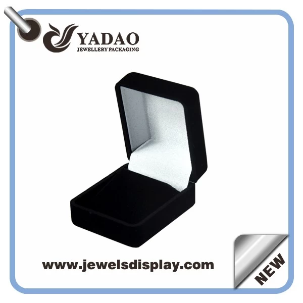 Good quality velvet jewelery box, jewelry box sets, black earring box