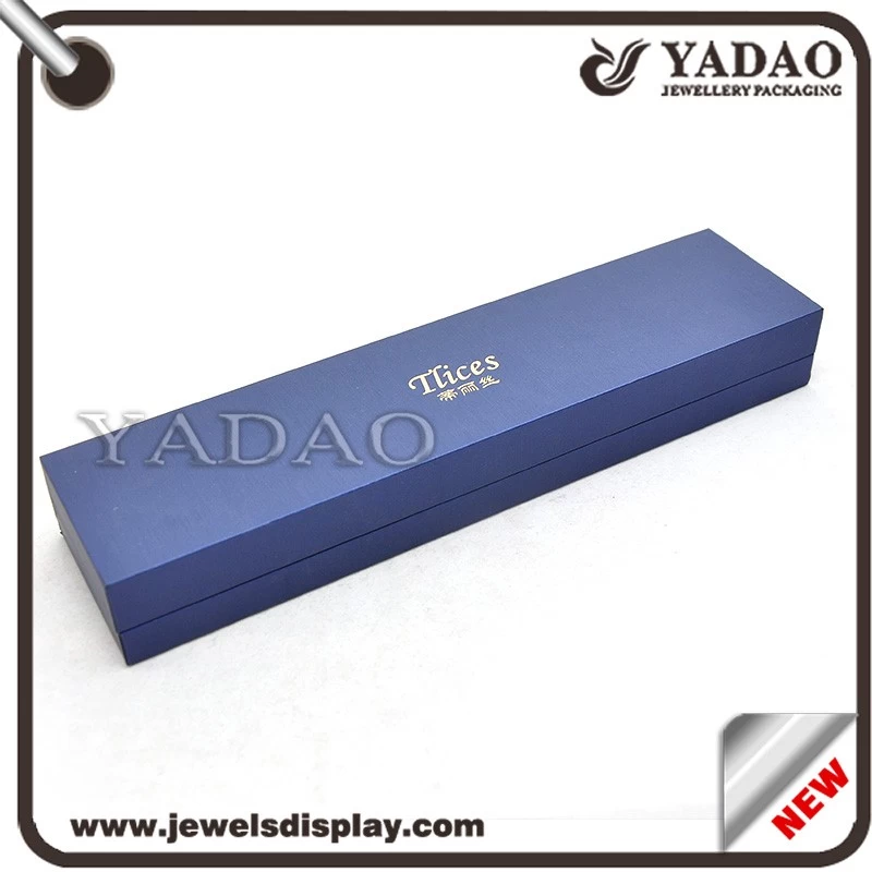 Gorgeous customizable jewelry plastic box leather jewelry gift box plastic packaging box jewelry