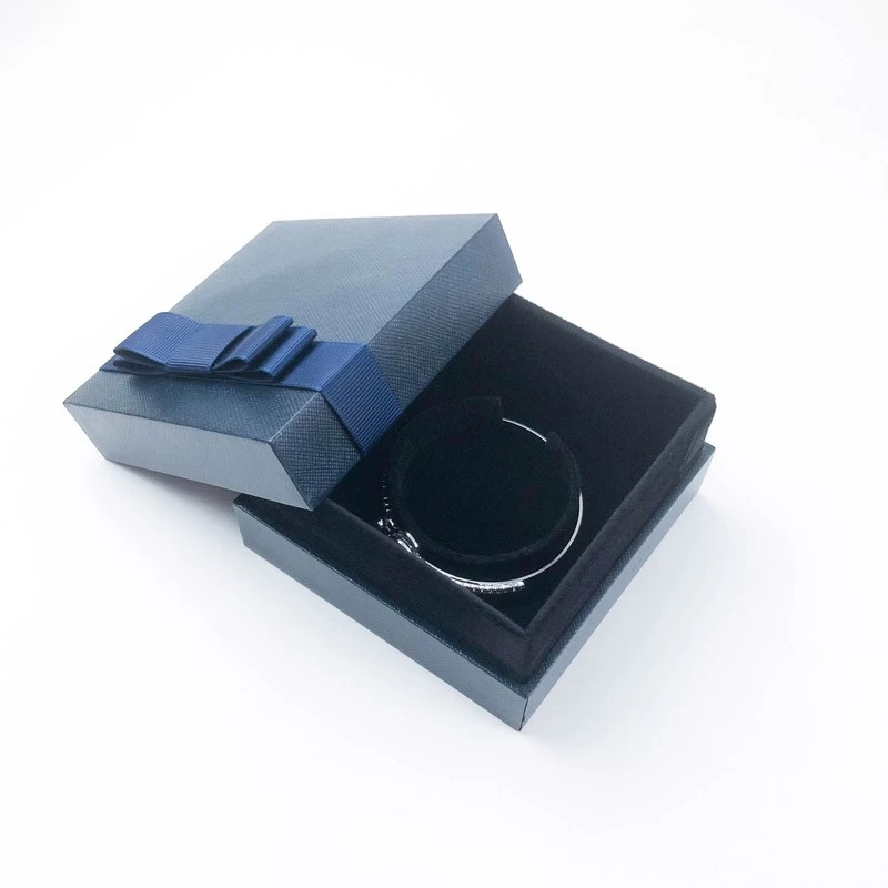 High End Luxury Leatheretter Paper Jewelry Box Custom Logo Jewellery Box Packaging