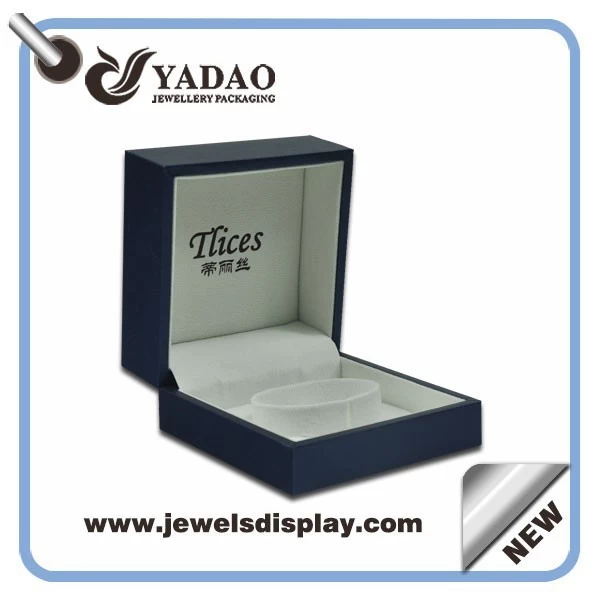 High Quality Plastic Box Leatherette Paper Box Ring Box