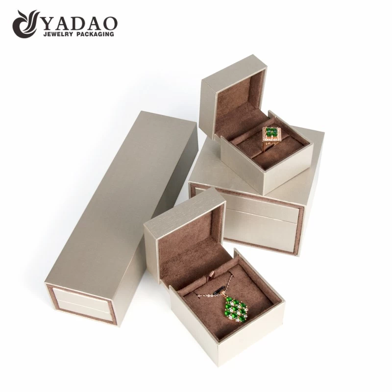 High end whole sale ring/necklace jewelry boxes for women