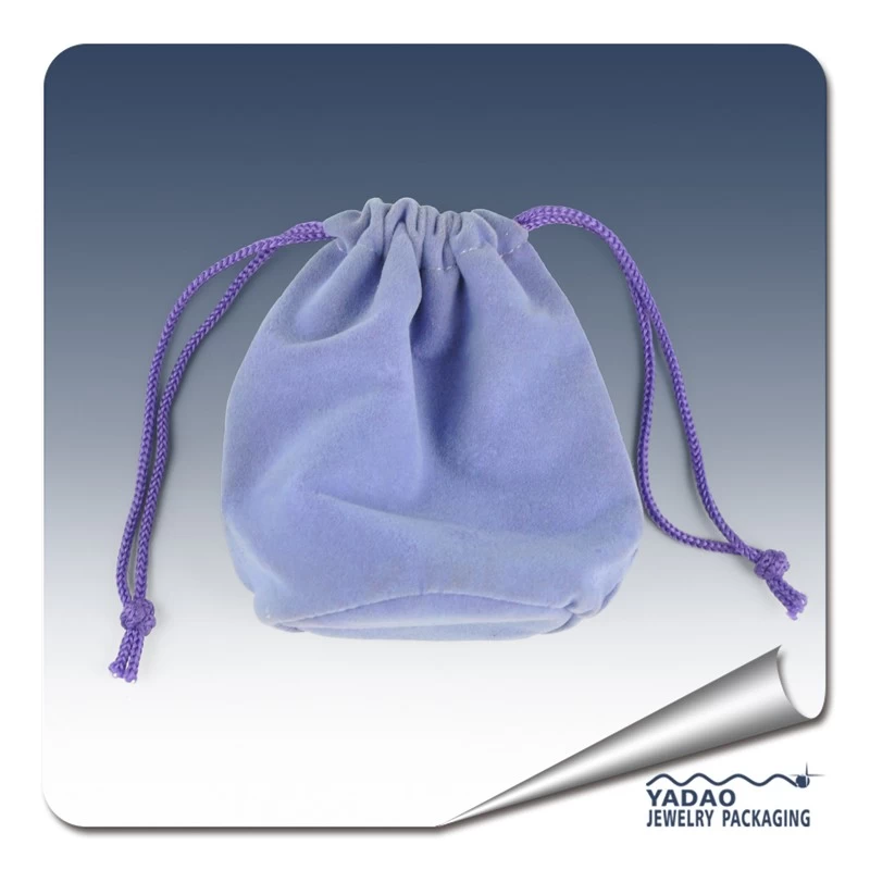 High quality Purple Suede jewelry gift bag
