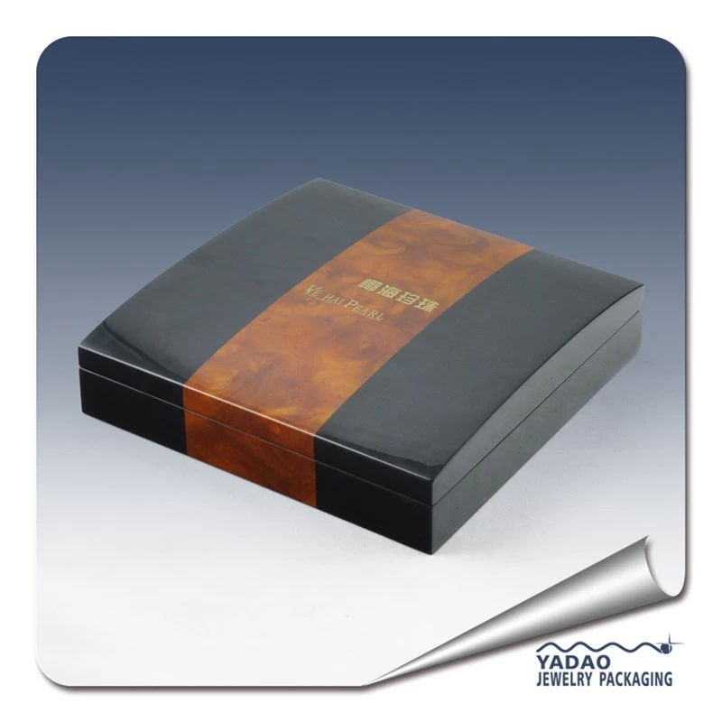 High quality black wooden ring box jewelry boxes for jewelry gift boxes from yadao in the China MTH002