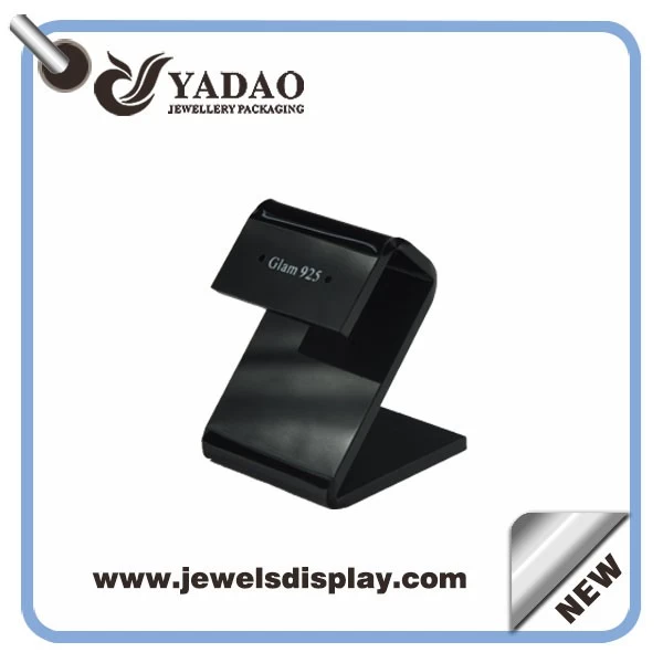High quality hot selling glossy black acrylic earring display stand have kind of color made in China