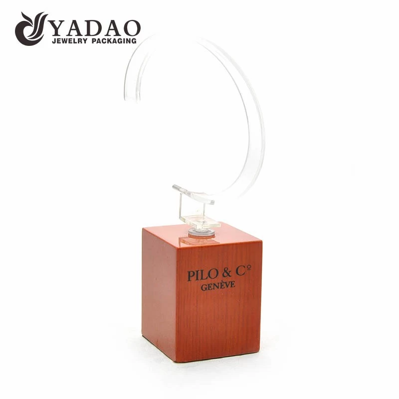 High quality leatherette display stand for watch or bangle with factory price