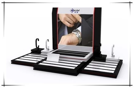 Jewerly Display custom shopping mall supermarket POS/POP watch display set Supplier accept print logo for free