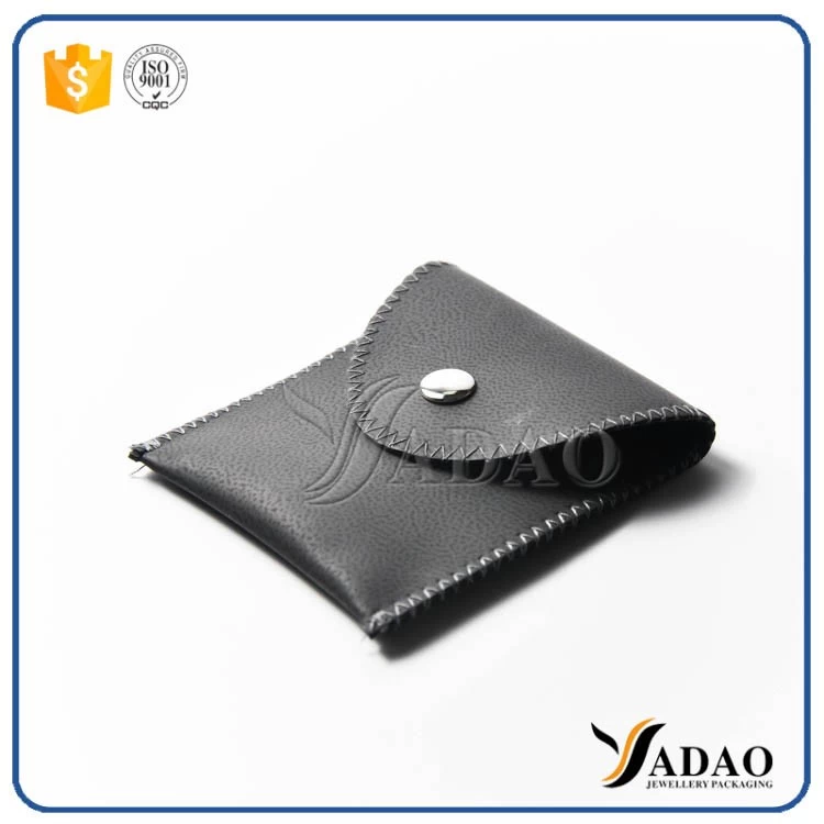 Make Your Jewlry Perfect -Customize OEM ODM hot sale velvet leather pouch package bag with free logo printing