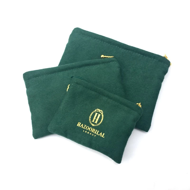 Make Your Jewlry Perfect -Customize OEM velvet leather pouch package bag hot sale with free logo printing and sample cost refund