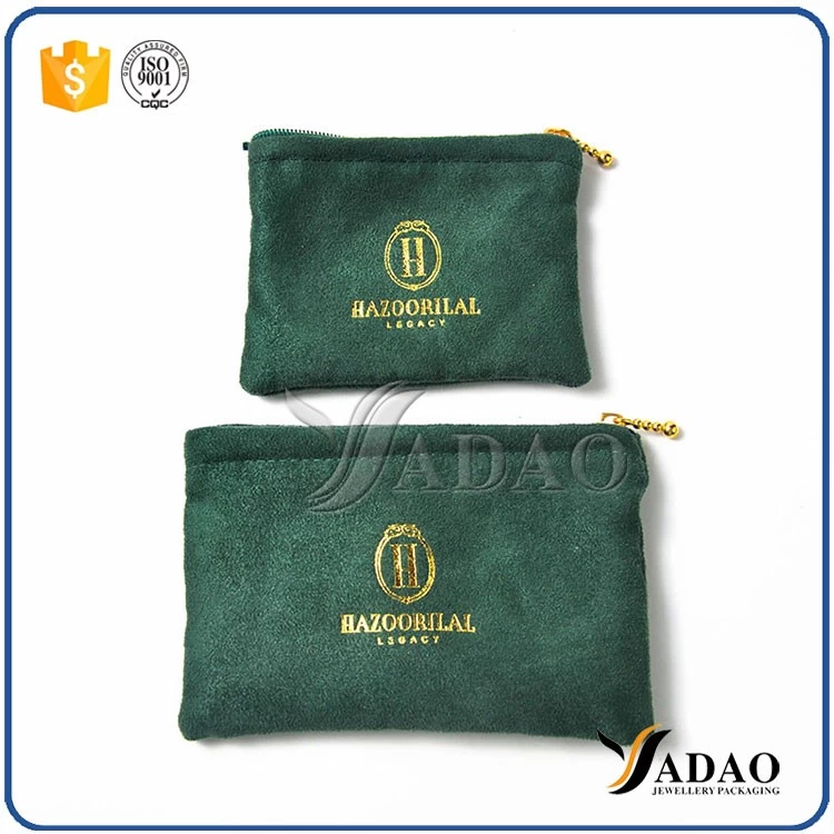 New high-end  good quality handmade MOQ wholesale with any color  velvet pouch/gift pouch for jewels packaging