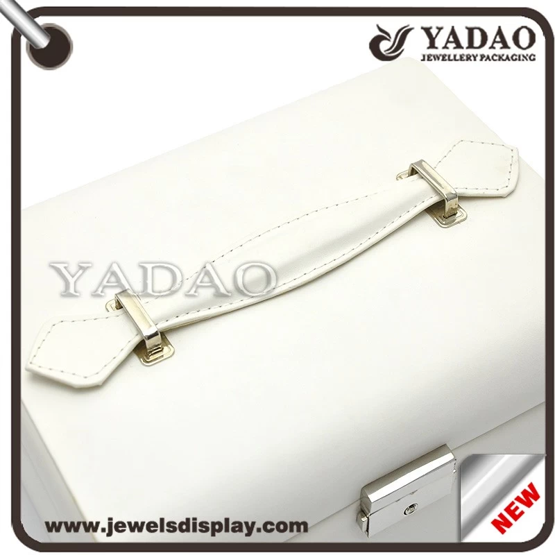PU Leather + MDF wholes jewelry box for luxury jewellery storage made in China