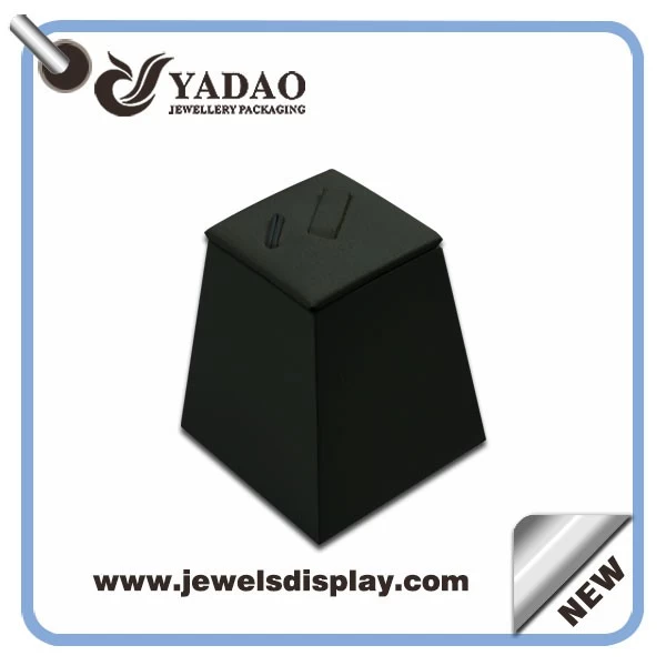 PU leather jewelry display ring stand