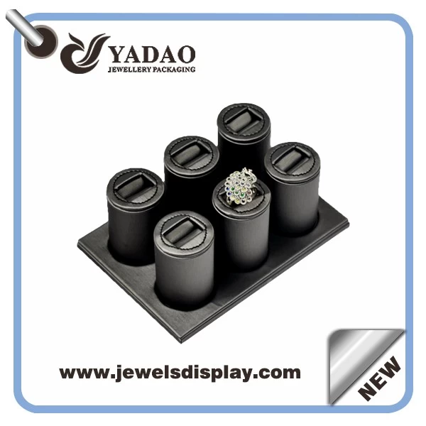 PU leatherette jewelry ring display for jewelry fair or jewelry store China Supplier